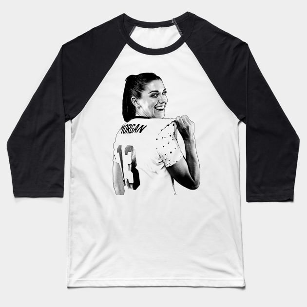 Alex Morgan Baseball T-Shirt by Puaststrol